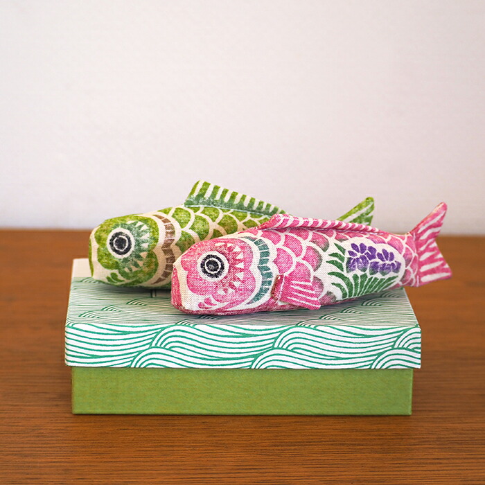 真工藝 木版手染めぬいぐるみ 鯉のぼりセット | 食器と料理道具の専門