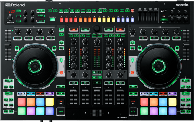 Roland DJ-808 4-Channel DJ Controller for Serato DJ +ProX Roland