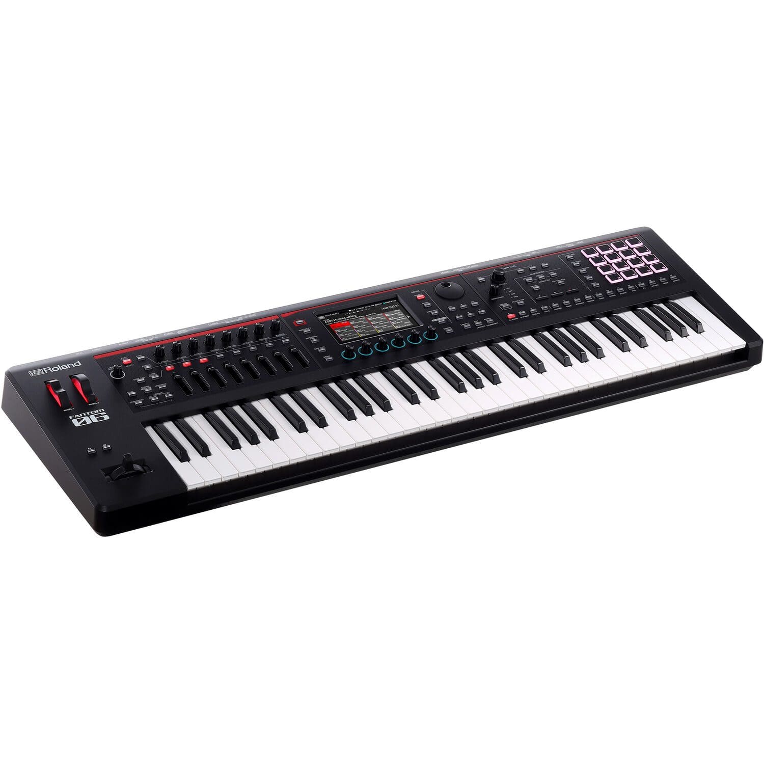Roland Fantom-06 61-Key Keyboard, Stand, Bench, Sustain