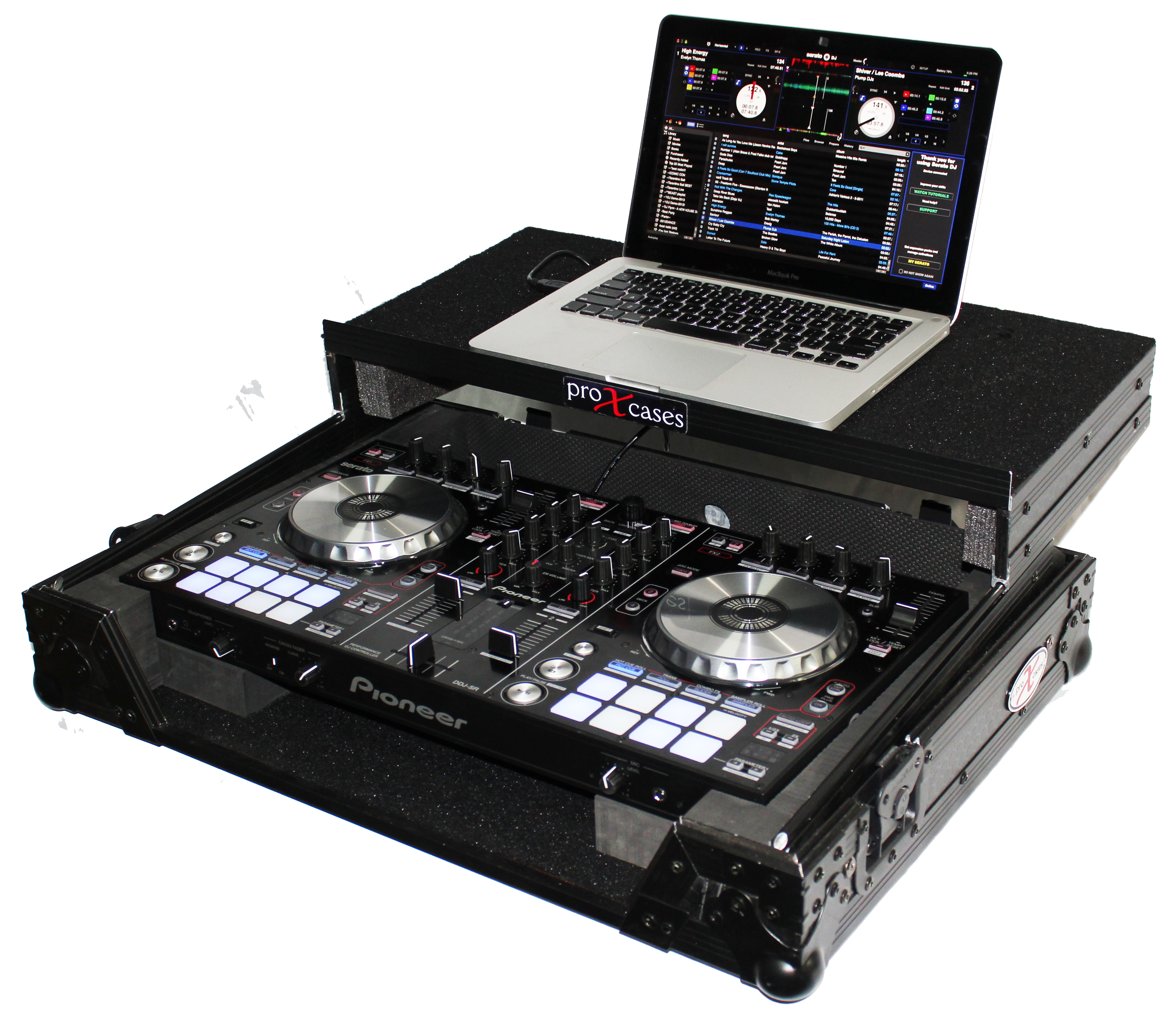 ProX XS-DDJSRLTBL Flight Case For Pioneer DDJ-SR Digital