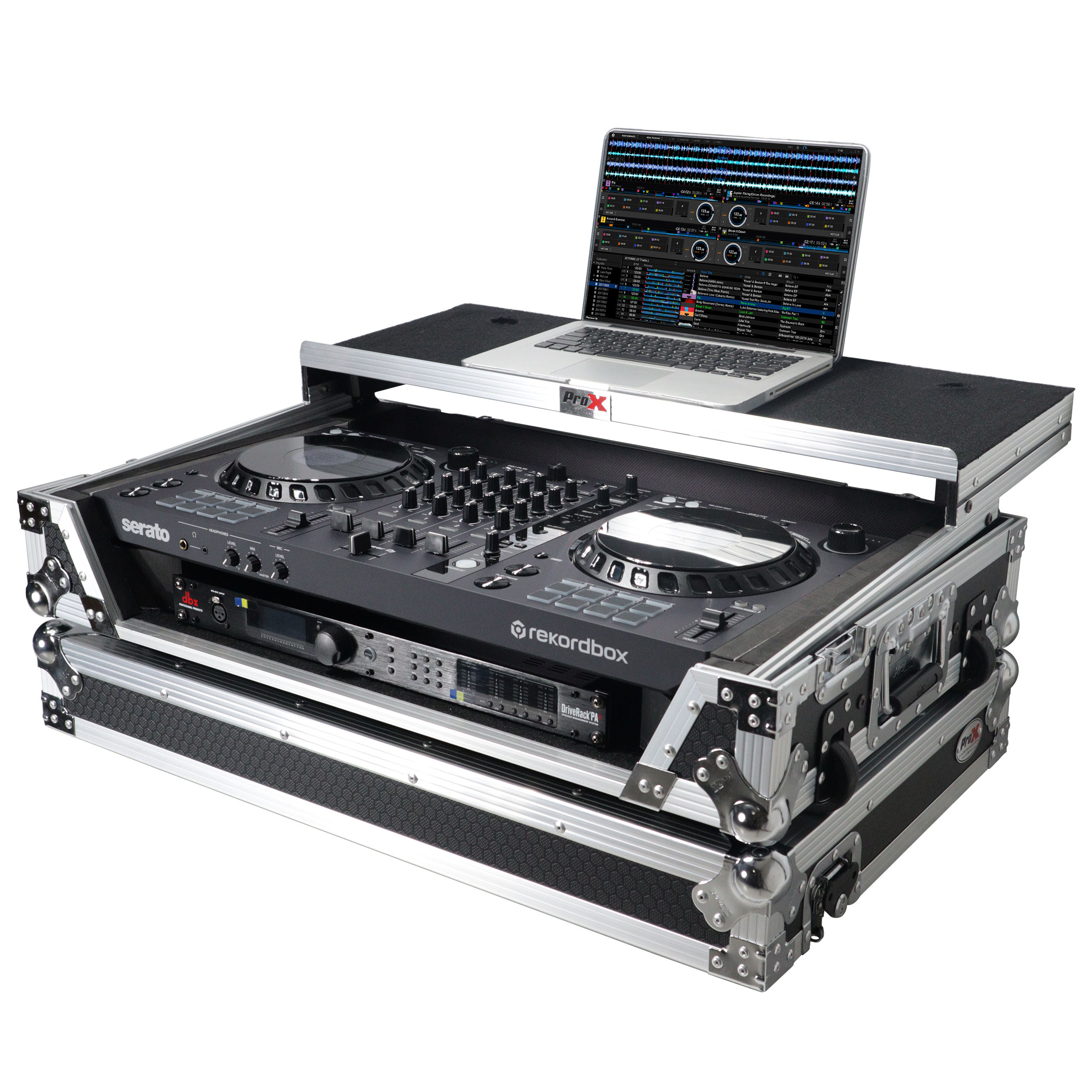 ProX XS-DDJFLX6WLT ATA Flight Style Road Case for Pioneer DDJ-FLX6