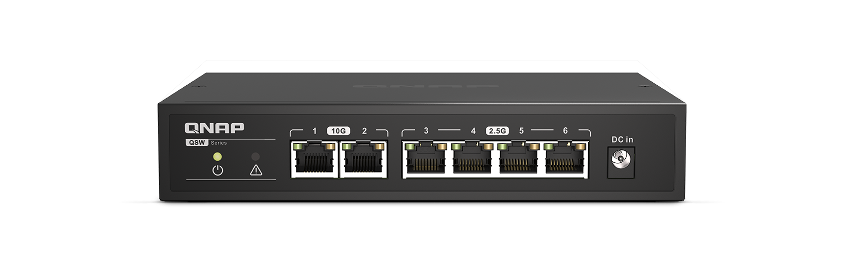 QSW-2104-2T | A plug & play switch featuring 10GbE and 2.5GbE