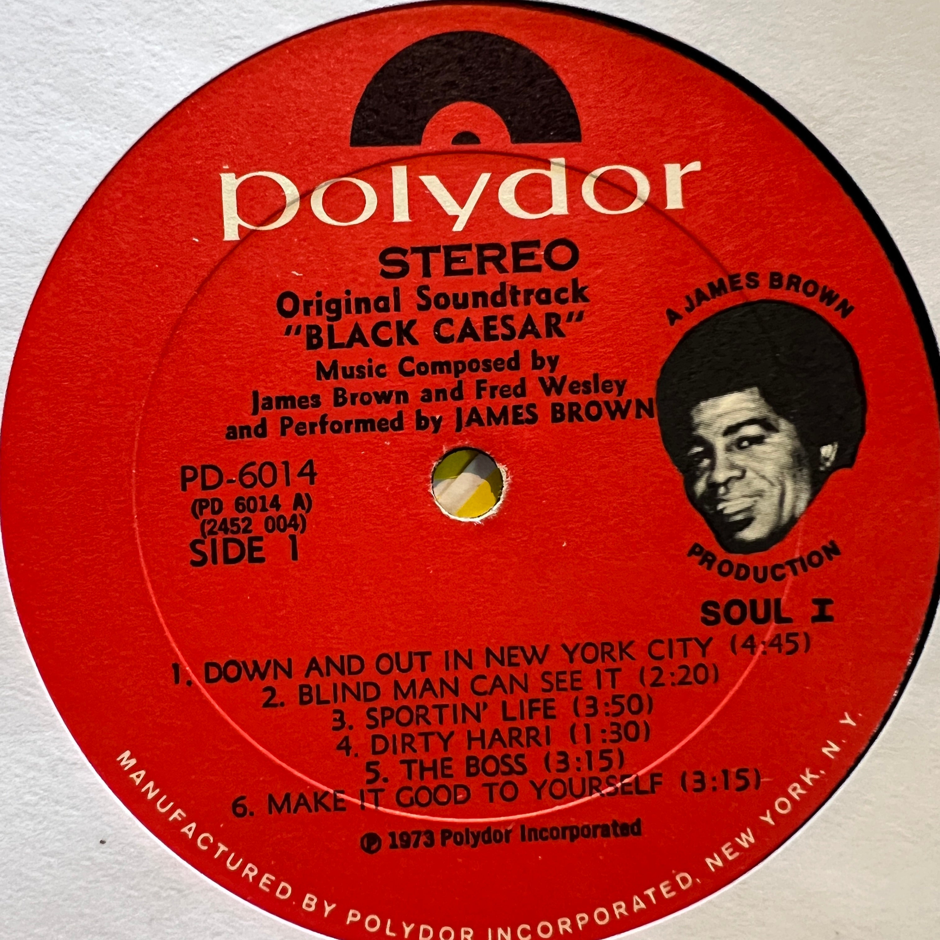 James Brown ‎- Black Caesar (1973, LP, Fold-Out) – R&G Records