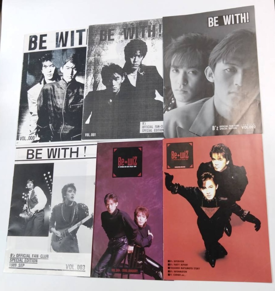 B'z ファンクラブ会報 Be+wiZ 000号から10号までの9冊セット | 音楽