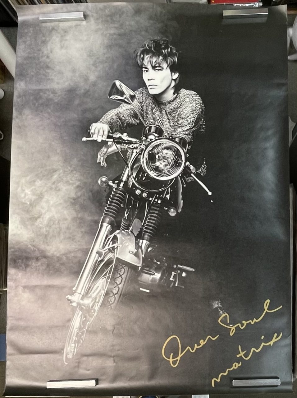 氷室京介 ポスター Over Soul Matrix バイク・バージョン 再入荷