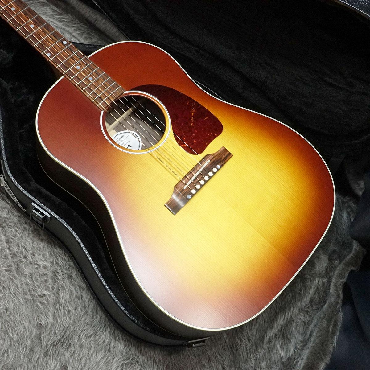 ギブソンJ-45 Studio Satin Rosewood （ハードケース付） Gibson J-45 Studio Rosewood Acoustic/Electric Guitar - Satin