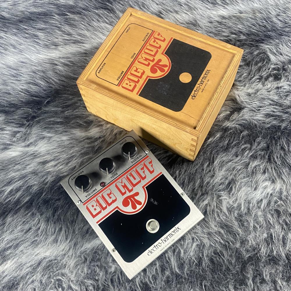 エフェクターelectro-harmonix BIG MUFF 木箱モデル Electro Harmonix Russian Big Muff with wooden box - Rockhaus