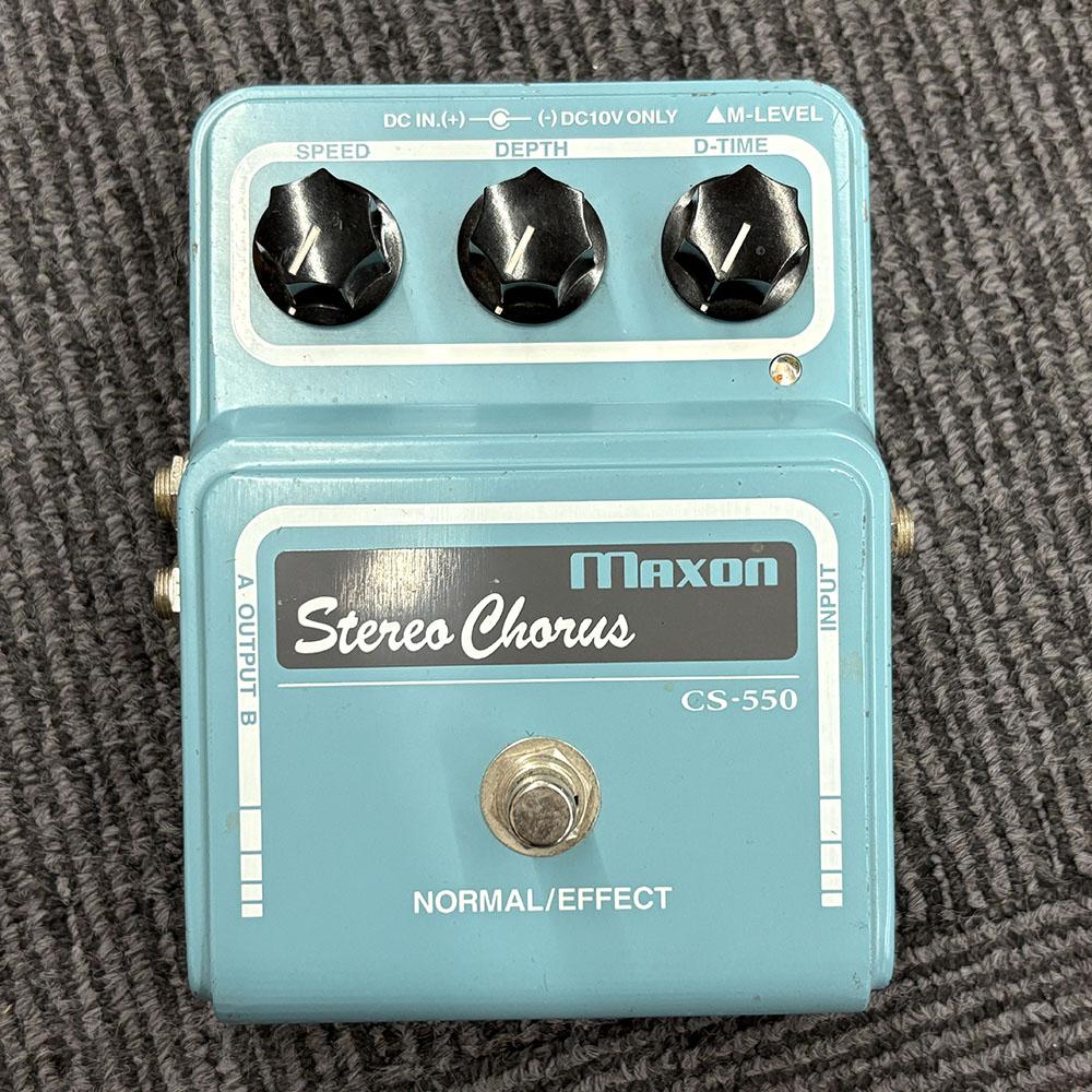 ギター MAXON CS-550 Stereo Chorus Maxon CS-550 Stereo Chorus <マクソン>｜平野楽器 ロッキン