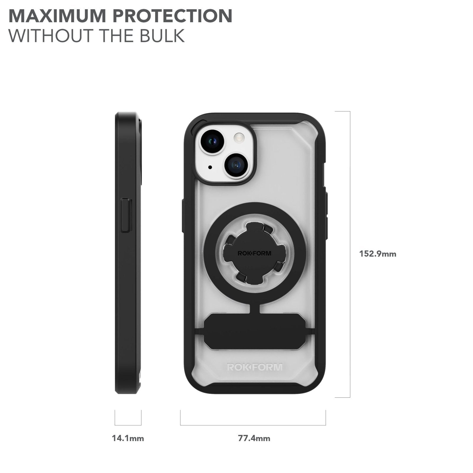 iPhone 15 Clear Case - Crystal Case for iPhone 15 | ROKFORM.com