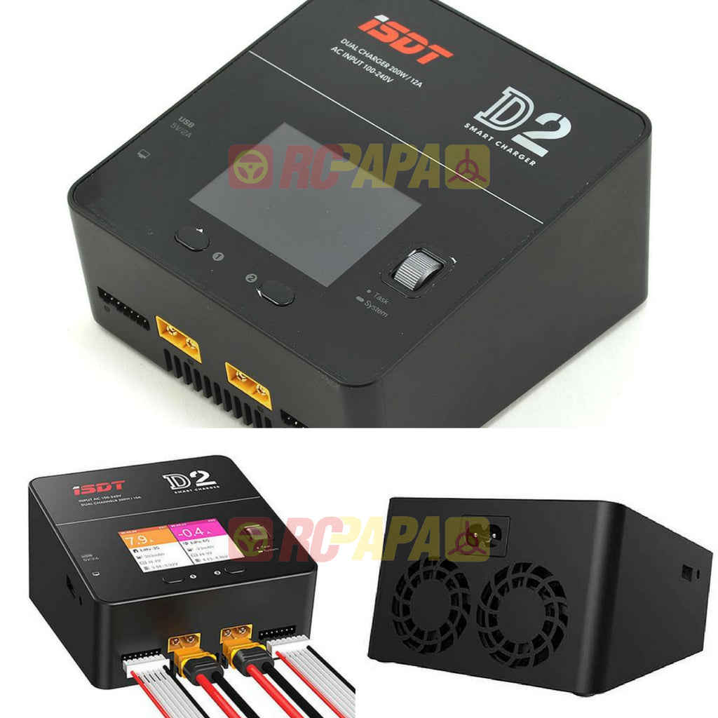 ISDT D2 MARK II デュアルチャージャー 200W D2マーク2リポバッテリー