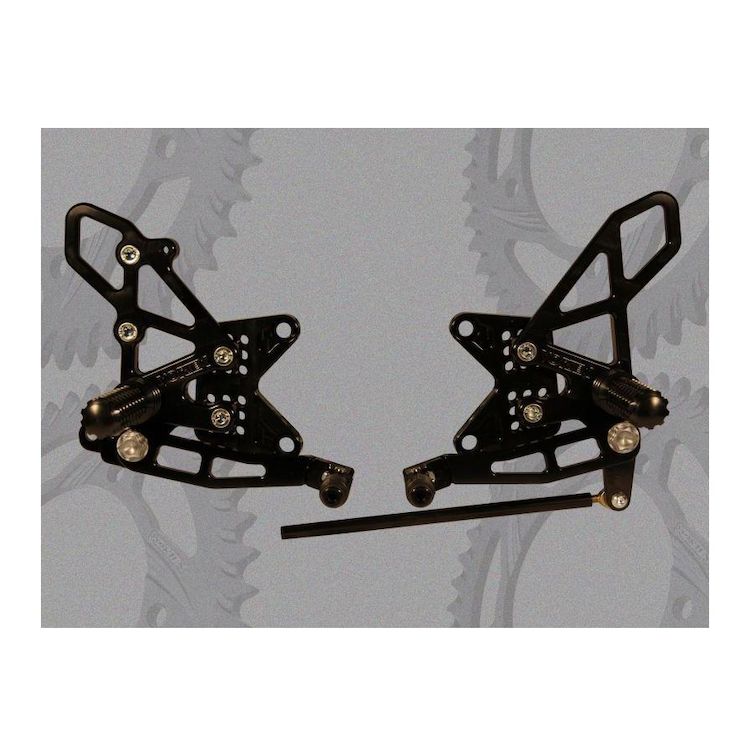 Vortex Adjustable Rearsets Kawasaki ZX10R 2011-2015 - RevZilla