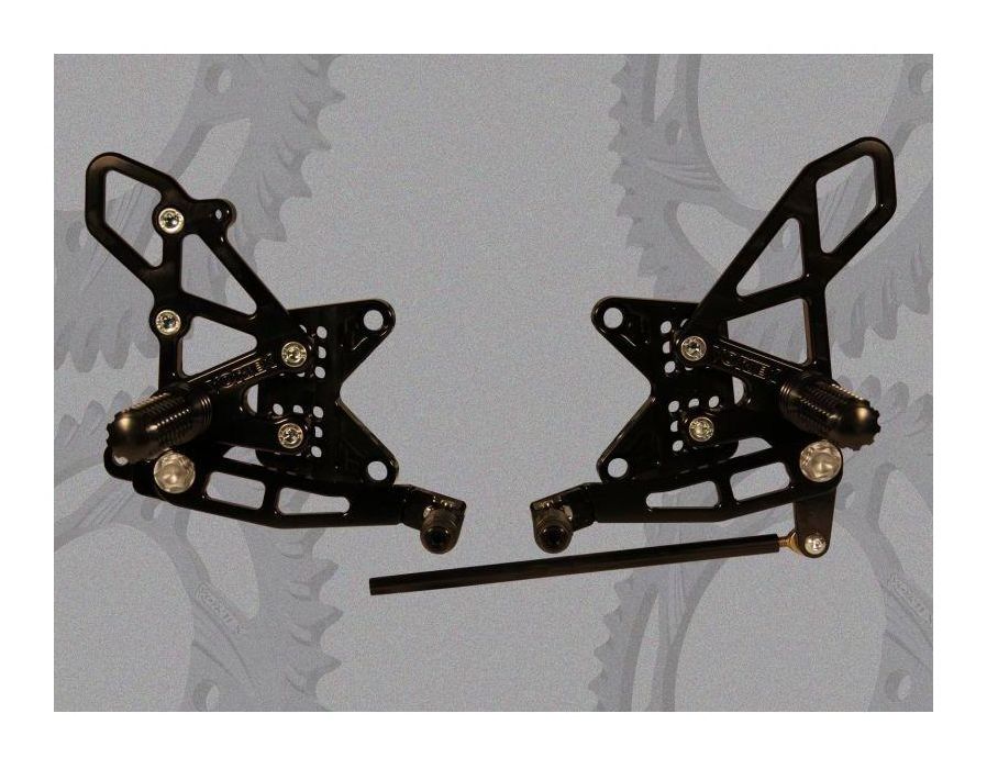 Vortex Adjustable Rearsets Kawasaki ZX10R 2011-2015 - RevZilla