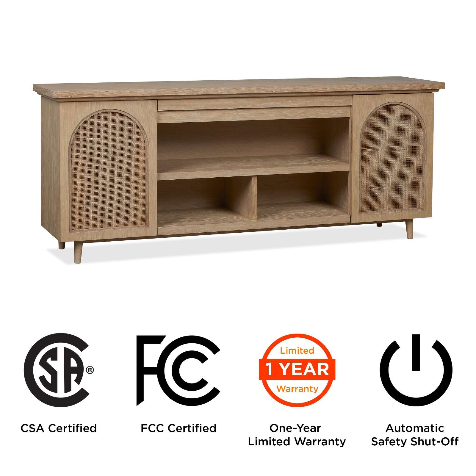 Dahlia TV Stand - Real Flame®