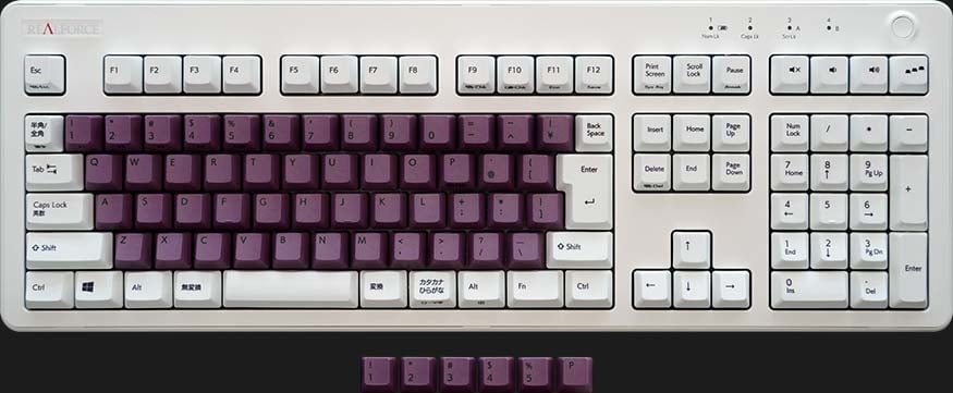 製品 : REALFORCE R3 / R3S カラーキーキャップセット 新色