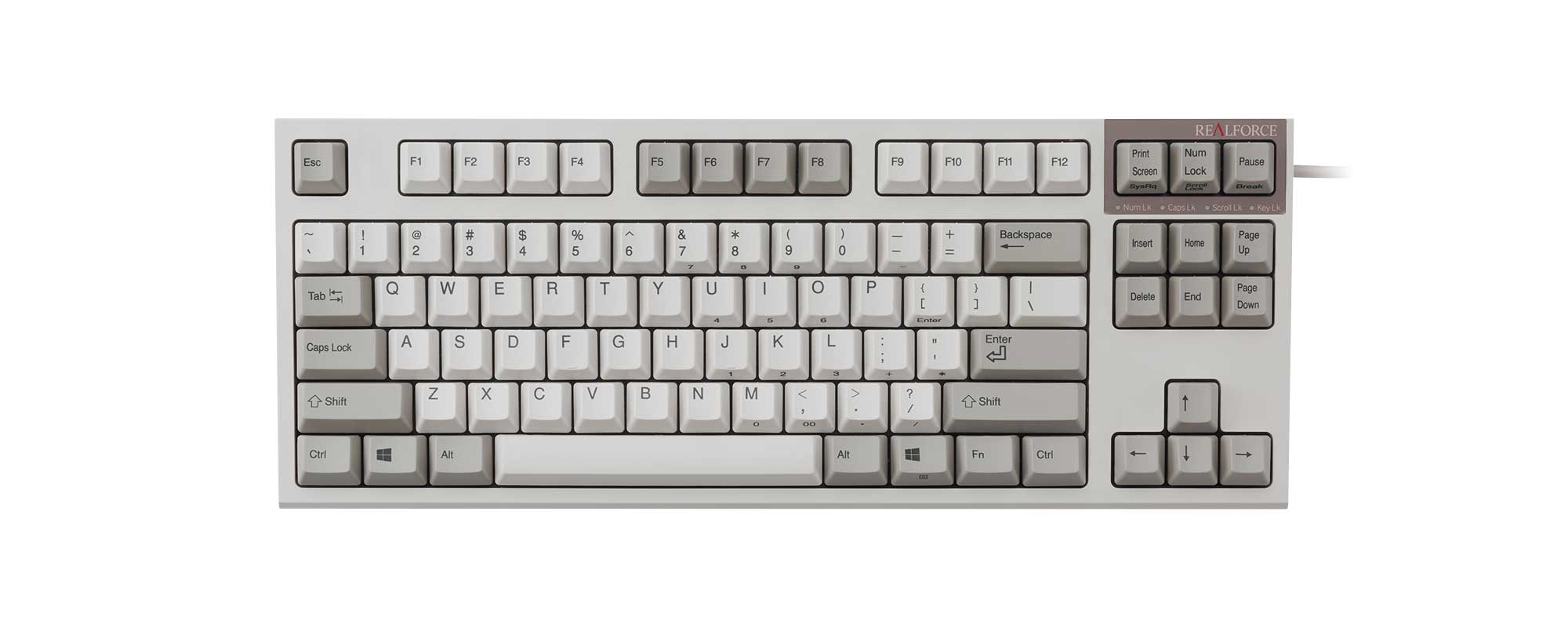 製品 : REALFORCE TKL S / R2TLS-US3-IV | REALFORCE | 日本製