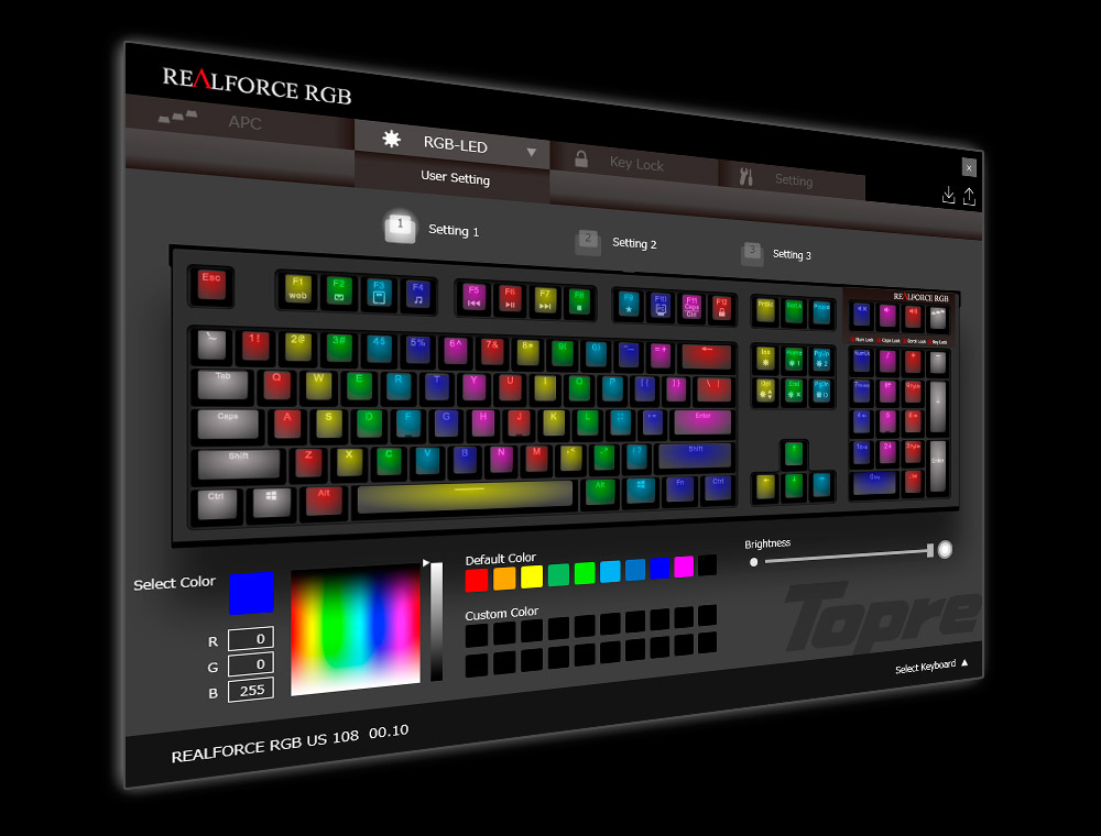 製品 : REALFORCE RGB（英語配列モデル） | REALFORCE | 日本製