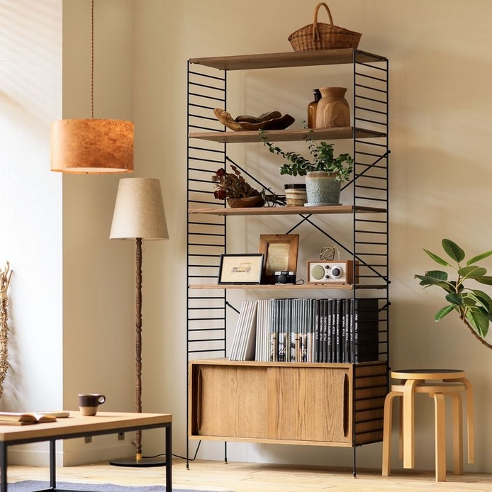 ユニットシェルフR.U.S 高さ201cmタイプならではの活用方法をご紹介し