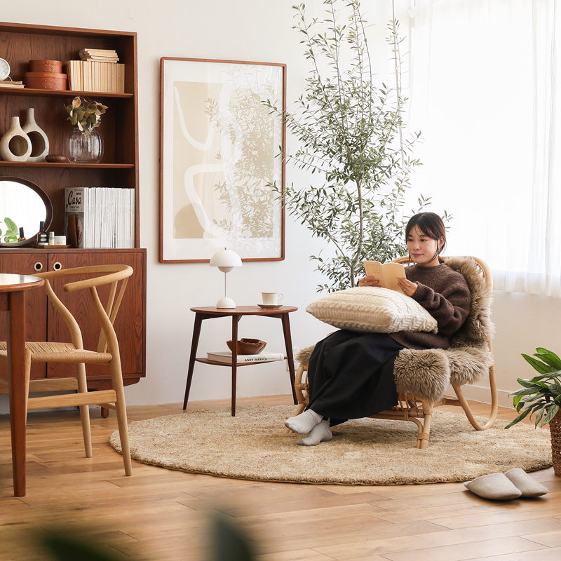 ラグマット LUCE 円形タイプ ｜家具・インテリア通販 Re:CENO(リセノ)