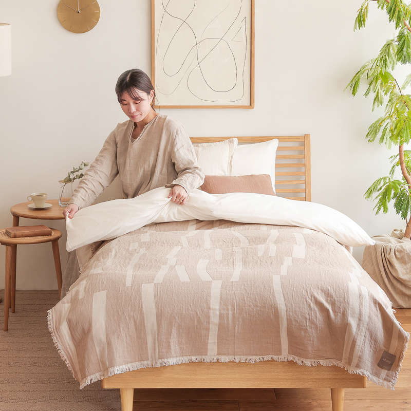 コットンブランケット elvang Lyme Grass ｜家具・インテリア通販 Re