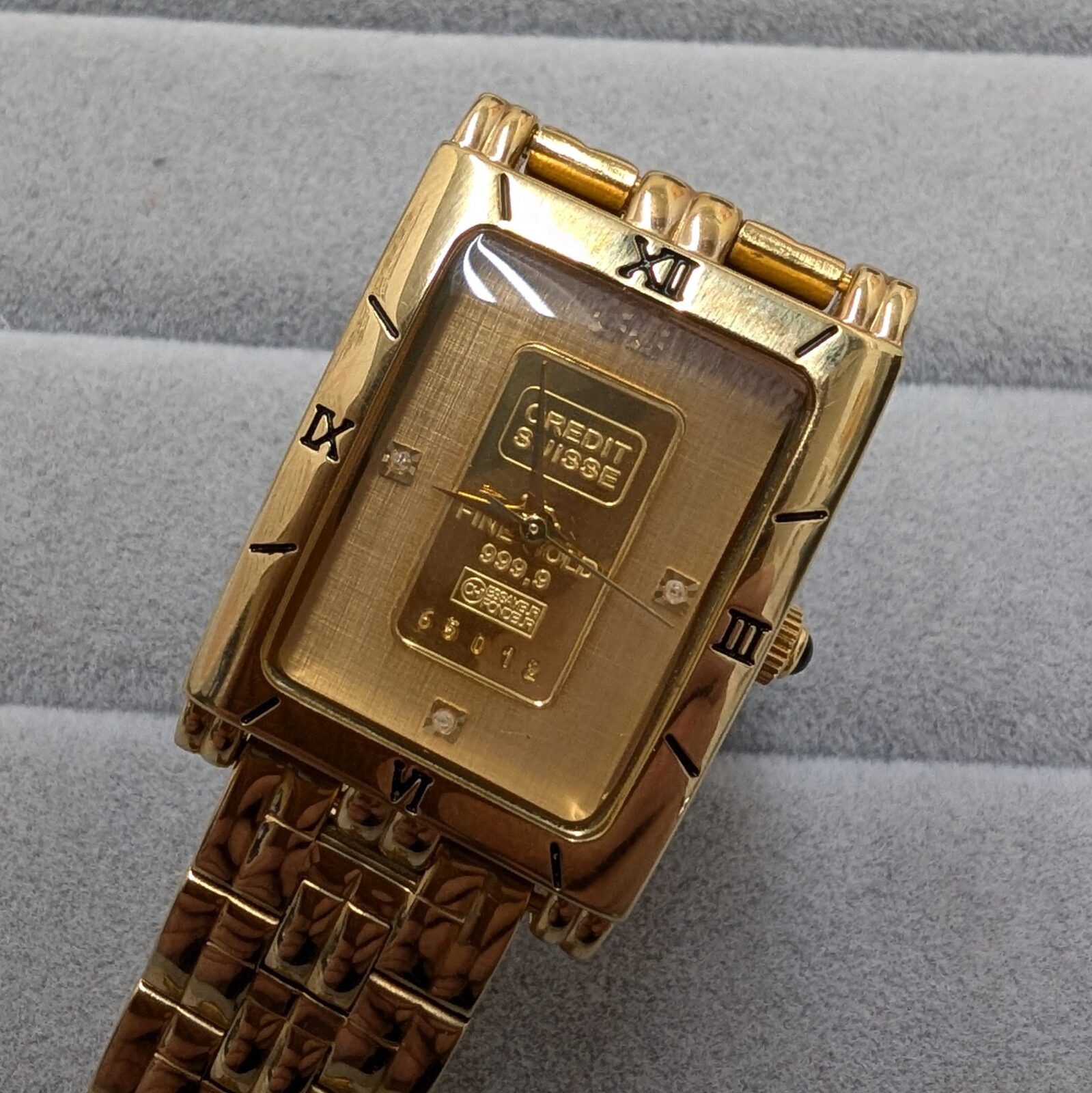 エルジン クレディスイスK24インゴット1グラム入り腕時計の買取