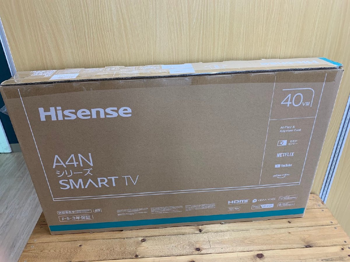 高く売る方法】ハイセンス スマートTV TVモニター 40A4N 2025年製の