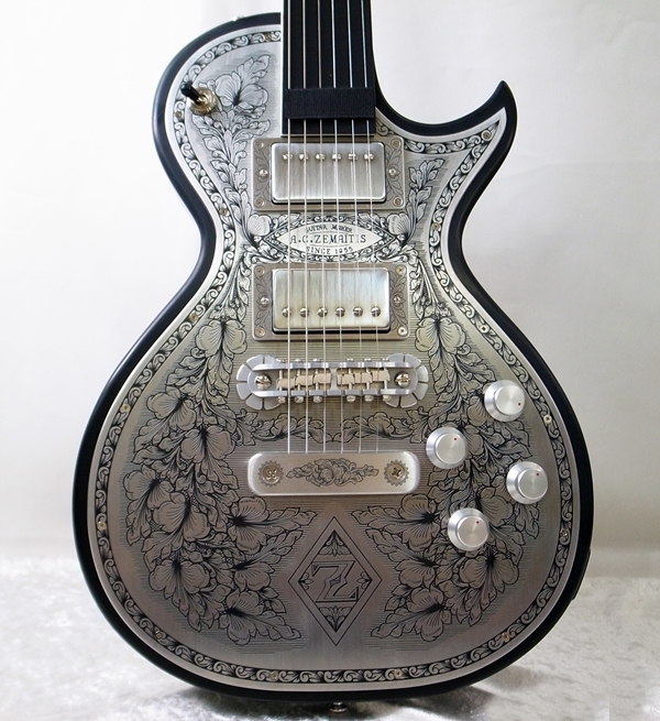 ゼマイティス△エレキギター レスポール△メタルフロント A24MF