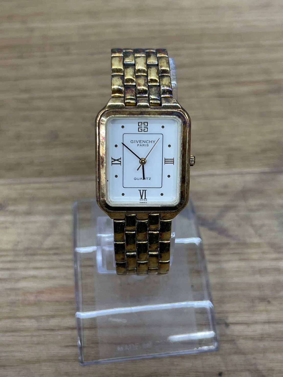 GIVENCHY クォーツ 腕時計 アナログ ステンレス ゴールド ジバンシー