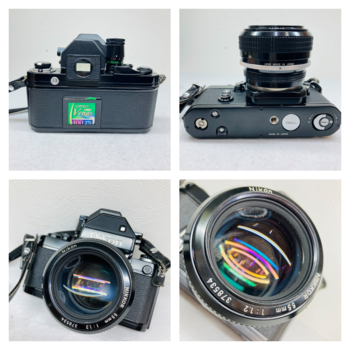 NIKON F2 フォトミックS ブラック ボディ フィルムカメラ レンズ