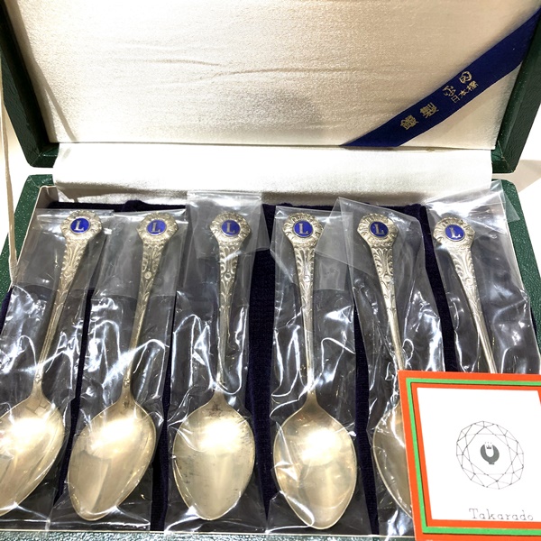 ライオンズクラブ 銀製 スプーンセット 買取 静岡市 清水区 ブランド