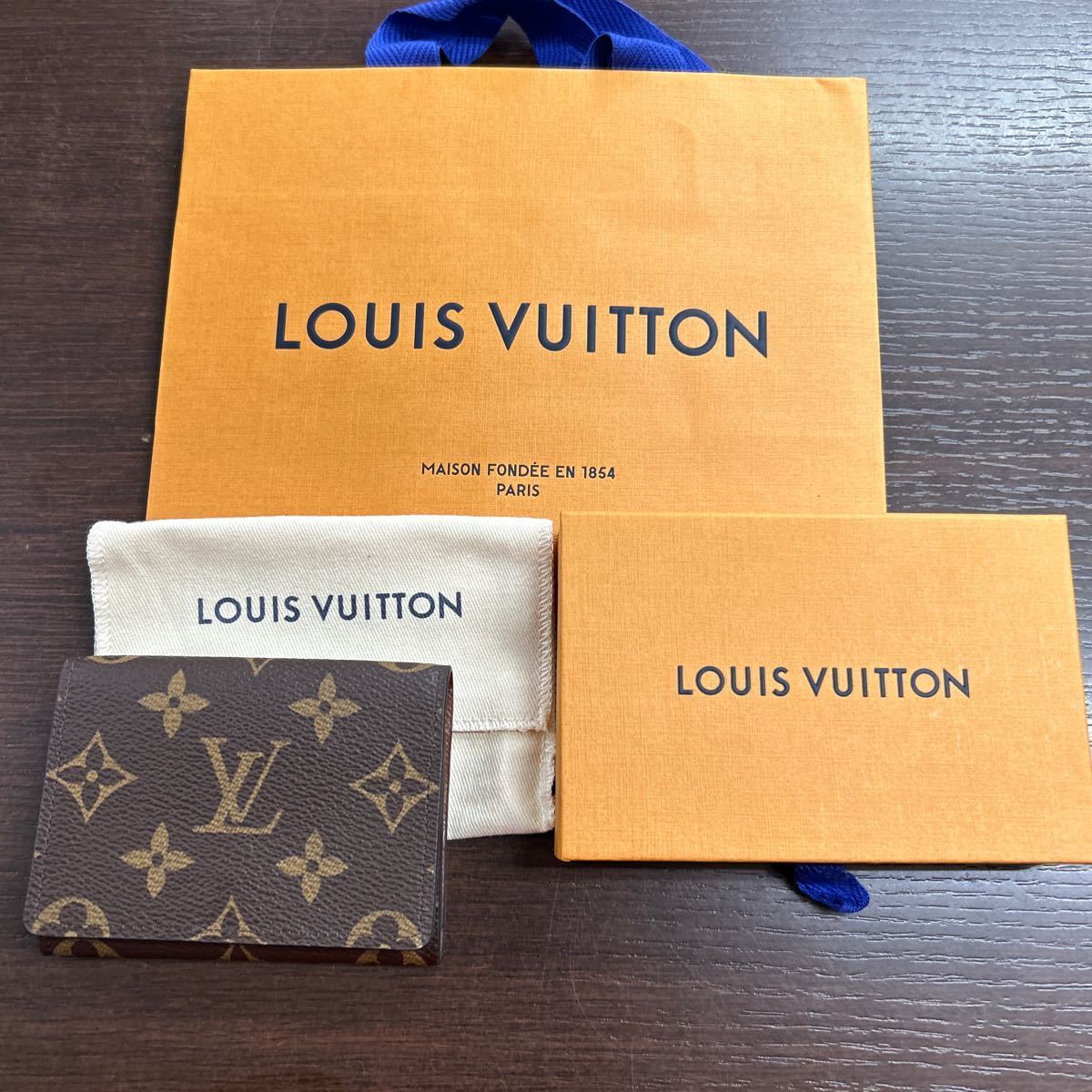 未使用品 ルイ ヴィトン LOUIS VUITTON モノグラム アンヴェロップ