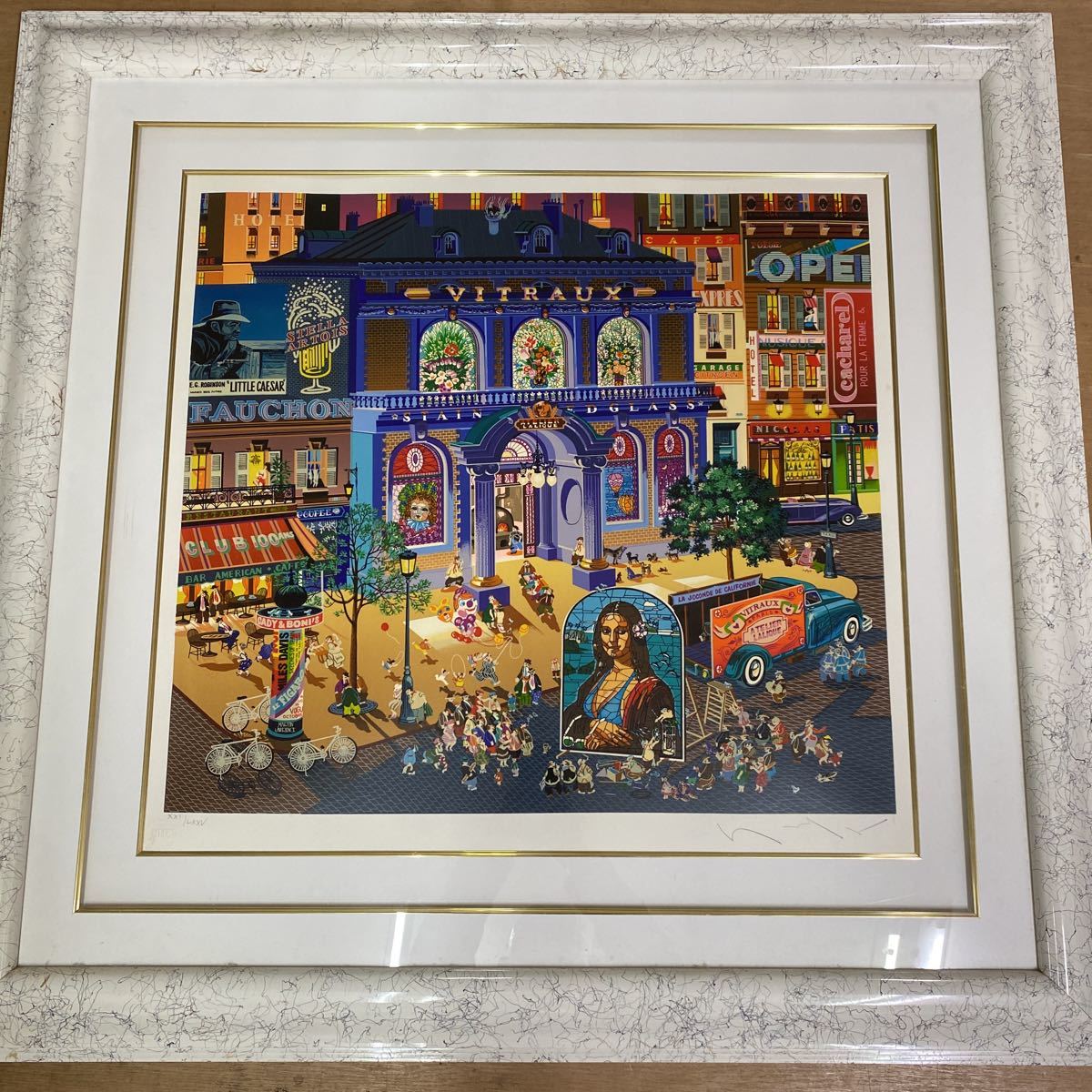 ヒロヤマガタ 絵画 コートヤードファウンテン ヒロヤマガタ絵画コート