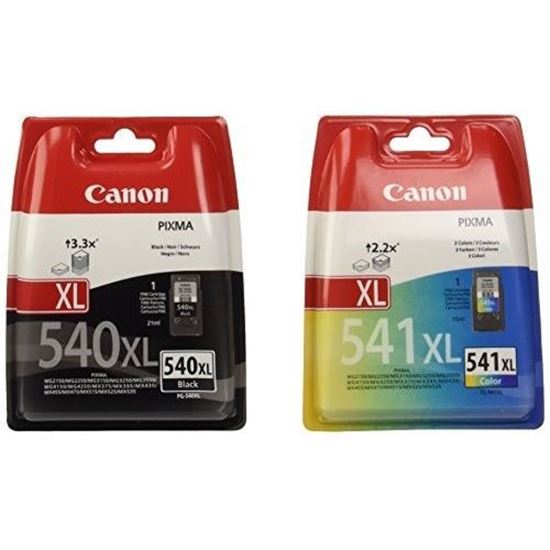 Canon PG-540XL Black & CL-541XL Colour Ink Cartridges | Red Bus