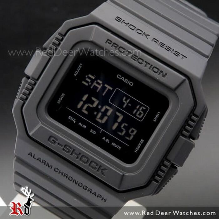 Casio G-Shock Matte All Black 200M Watch DW-D5500BB-1, DWD5500BB
