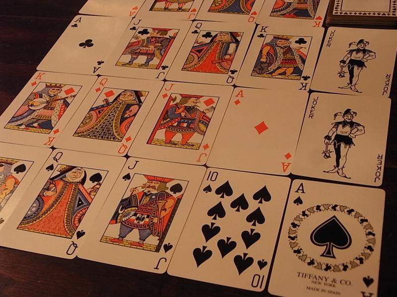 Tiffanyトランプ、ティファニートランプ、トランプカード、ビンテージ
