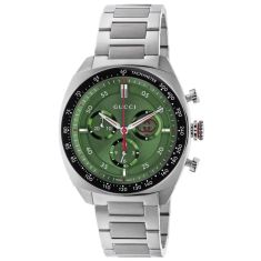 Gucci Interlocking Chronograph Large Blue Dial Stainless Steel