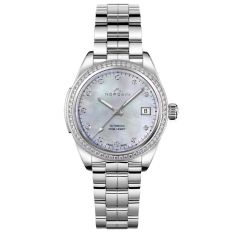 NORQAIN Adventure Sport Diamond Bezel Mother-of-Pearl Diamond Dial