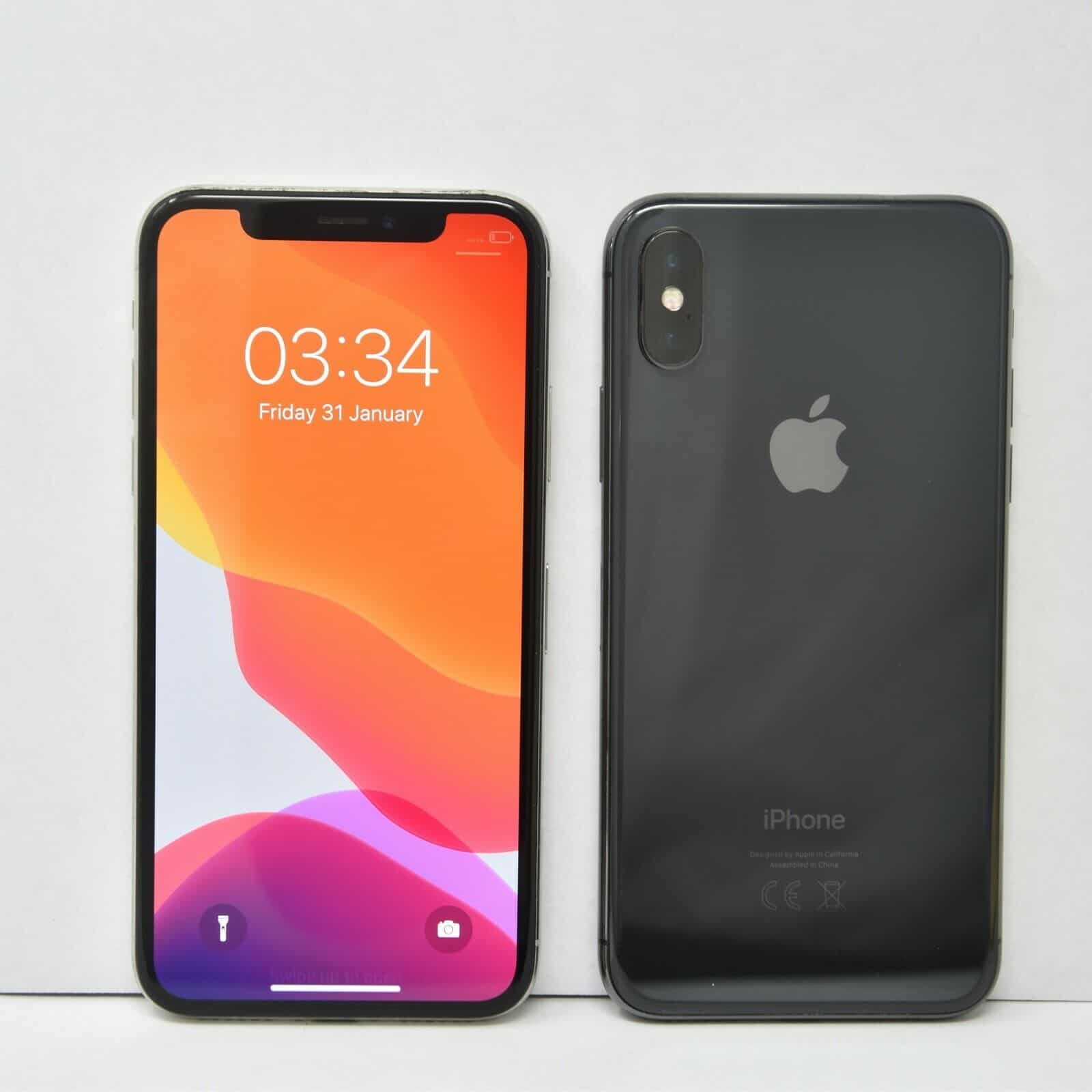 iPhone X Space Gray 64 GB SIMフリー 43179F iPhone 最高 X Space