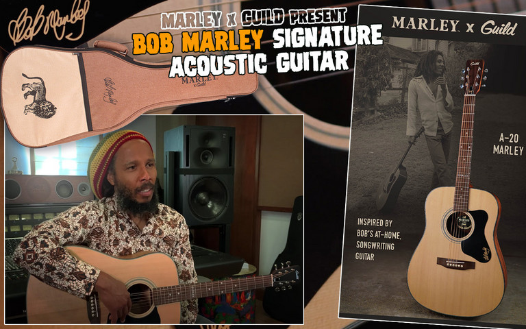 Marley x Guild Present Bob Marley Signature Acoustic Guitar