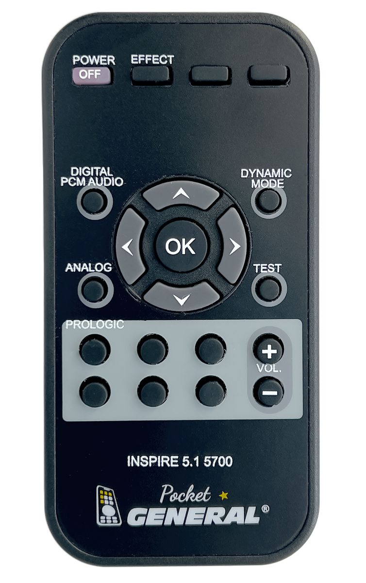 CREATIVE INSPIRE 5.1 DIGITAL 5700 - remote control duplicate