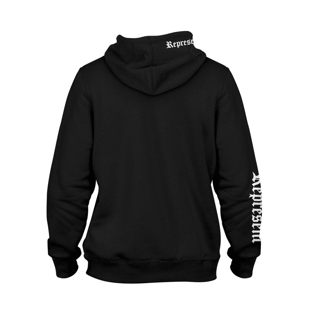 NEW Black Gang Hoodie [BLACK X WHITE] – Represent Ltd.™