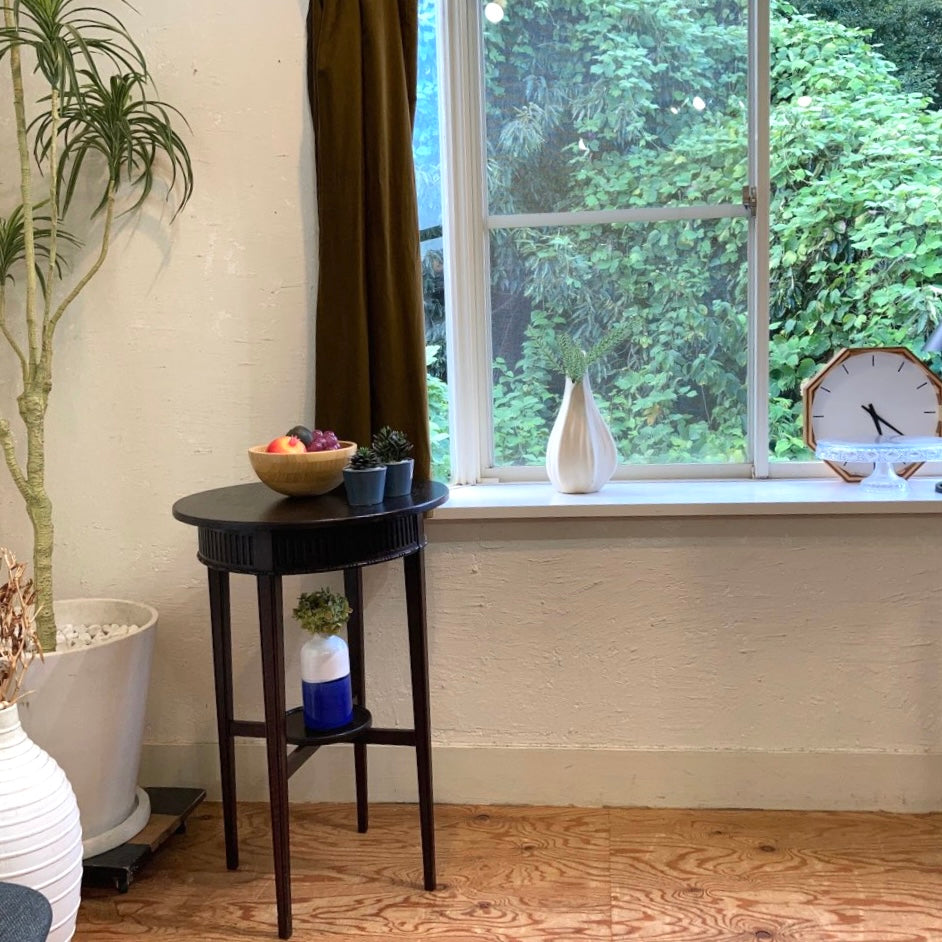 英国 アンティーク サイドテーブル 花台 フラワースタンド 木