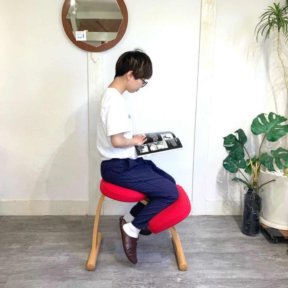 リボ / Rybo バランスチェアイージー 北欧 ノルウェー 姿勢 猫背 中古