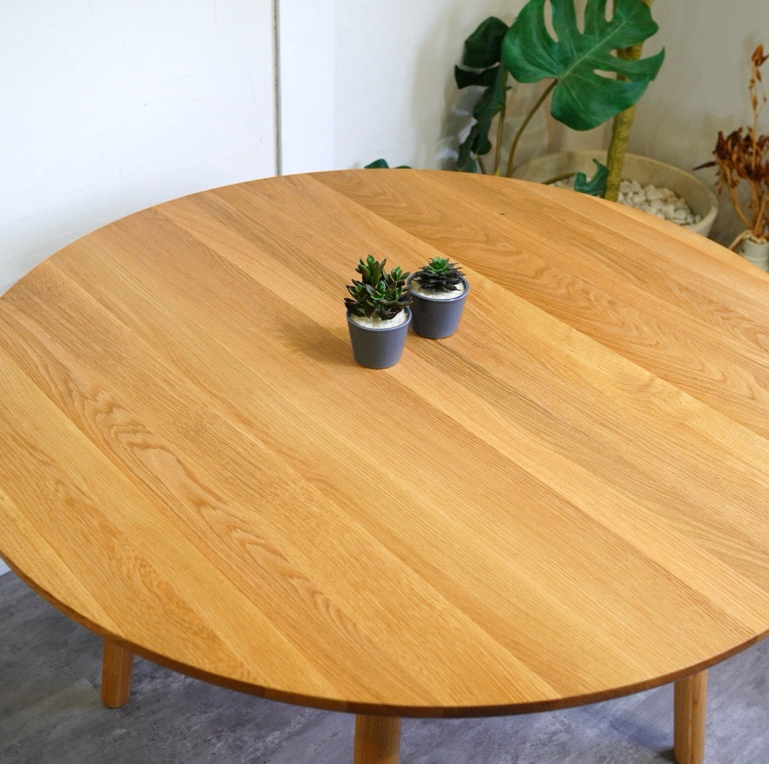 ウニコ / unico ソルク / SOLK ラウンドダイニングテーブル Φ1100 未