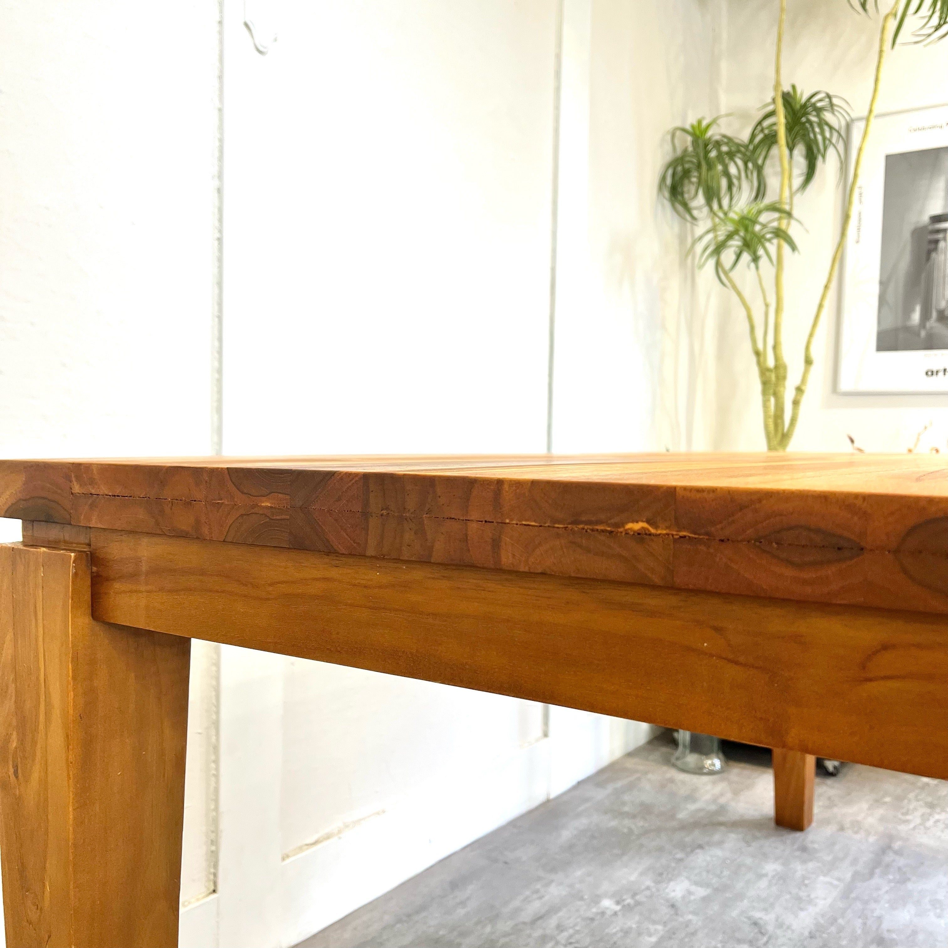 スキャンティーク / SCANTEAK ダイニングテーブル チーク 4人掛け 中古