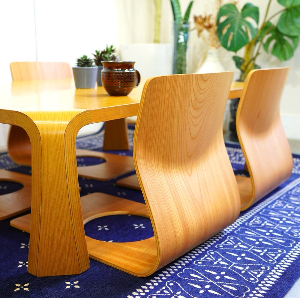 Tendo 木製座椅子 裏面に傷有り Tendo 木製座椅子 裏面に傷有り 天童