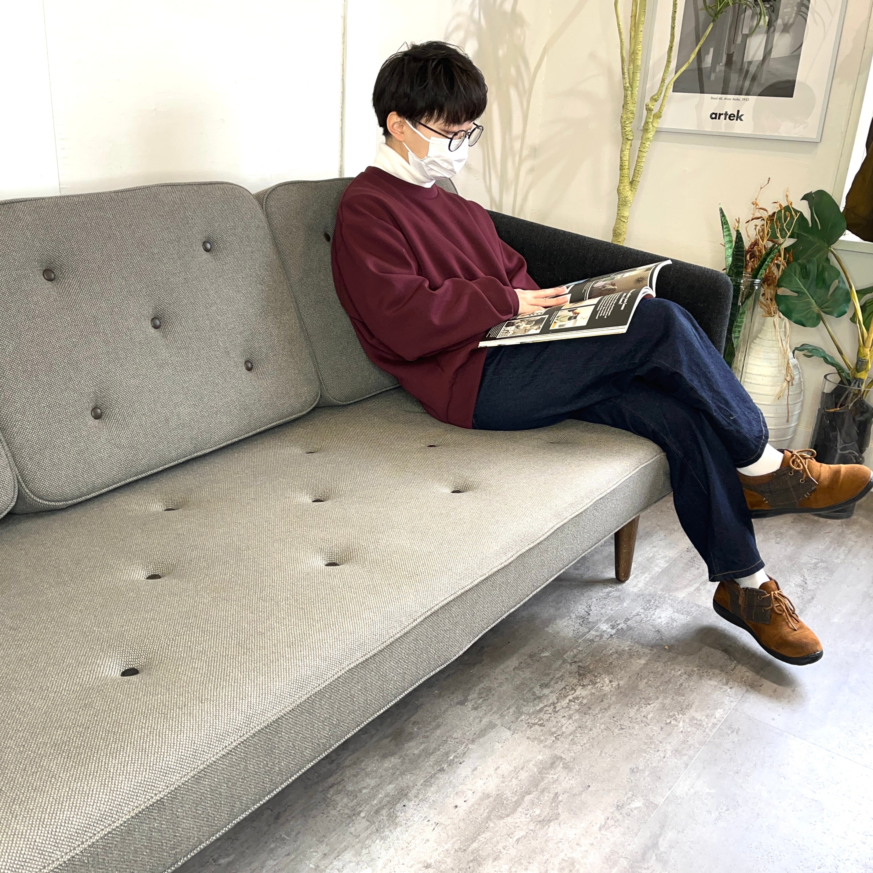 フレデリシア / FREDERICIA No.1 Sofa Model 2003 3シーター ボーエ