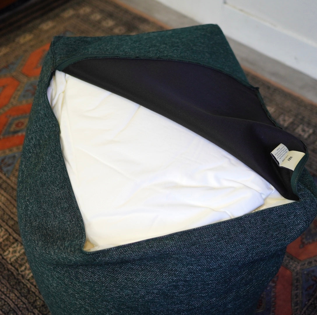 ヘイ / HAY POUF フロアクッション デンマーク 中古 ブルー オットマン