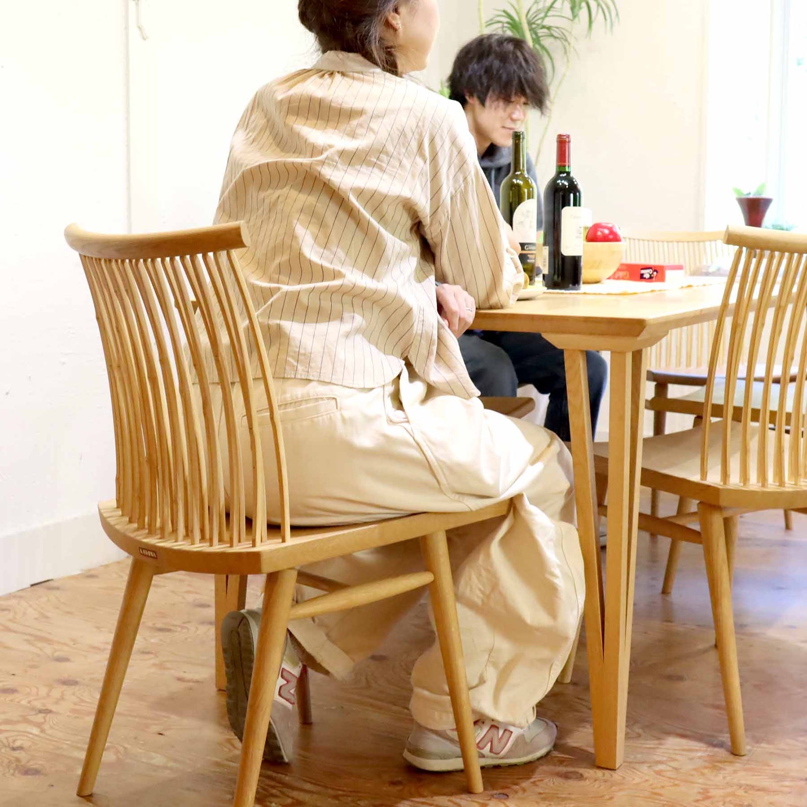 柏木工 KASHIWA ナラ材 座椅子 2個セット