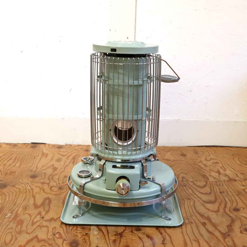 アラジンブルーフレームヒーター39型J390001Ⅲ(グリーン)サビ キズあり