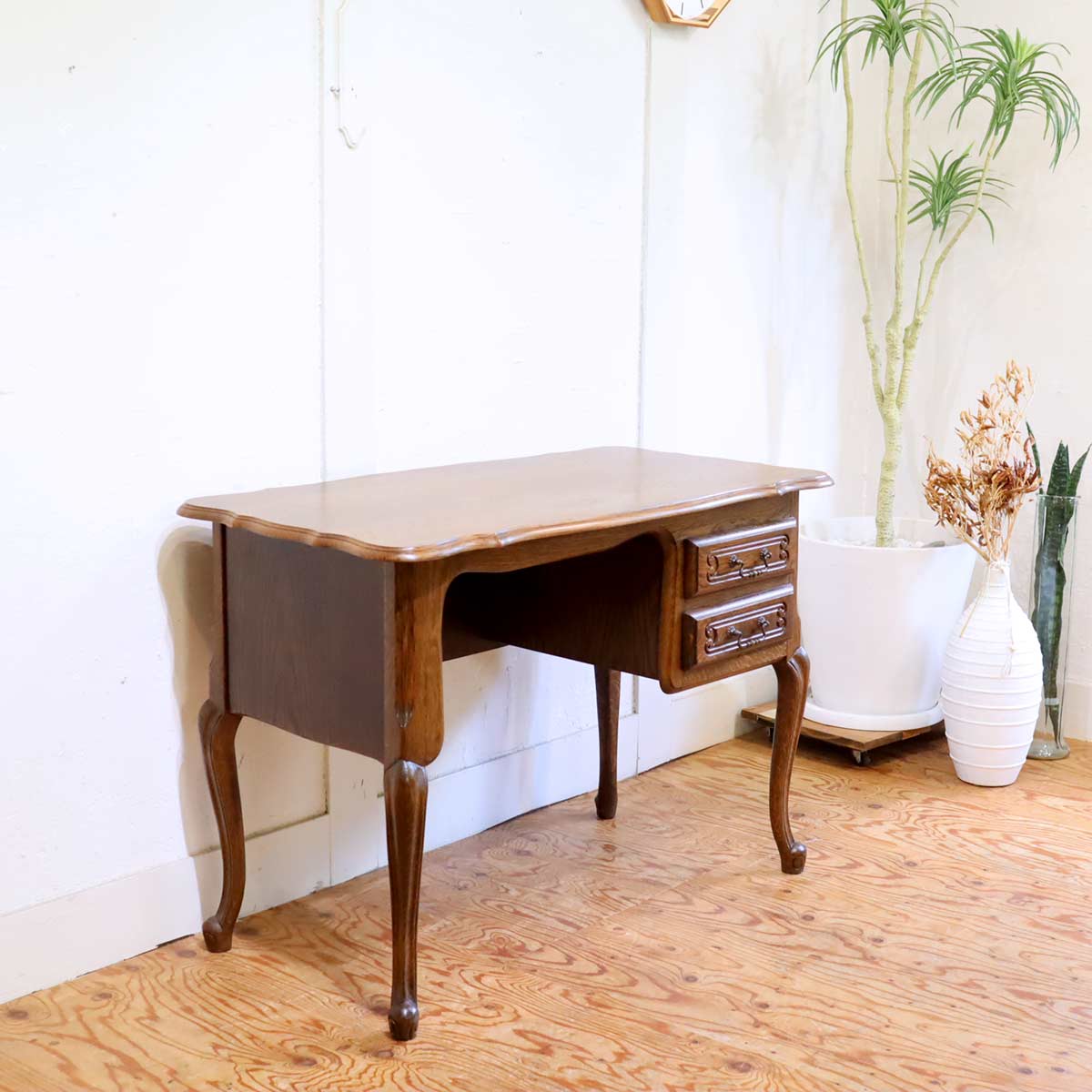 三越ブルージュ / Brugge ルーマニア製 オーク材 デスク アンティーク